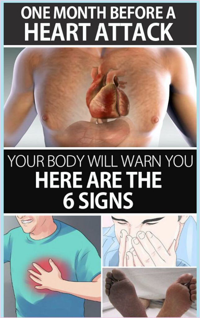 One Month Before a Heart Attack, Your Body Will Warn You – Here Are the 6 Signs