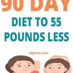 90 Day Diet to 55 Pounds Less