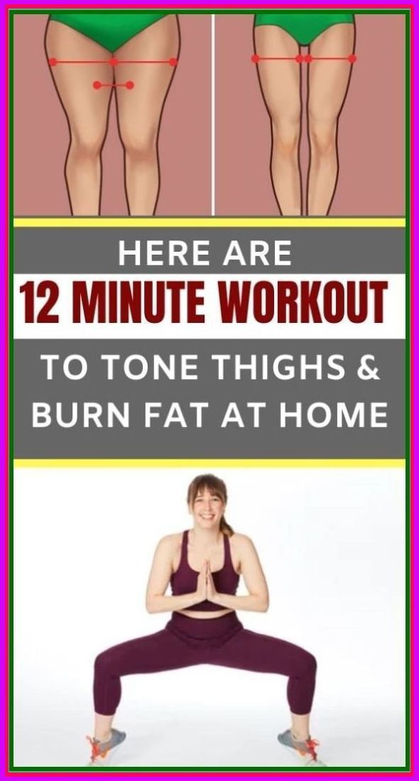 Here Are 12 Minute Workout to Tone Thighs & Burn Fat at Home