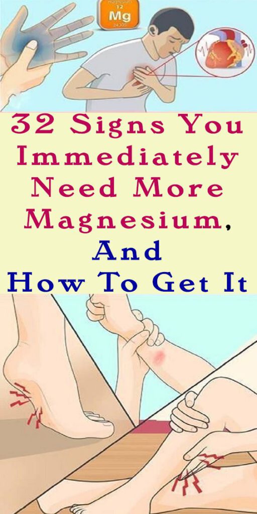 32 Warning Signs That You Immediately Need Magnesium and How to Get It