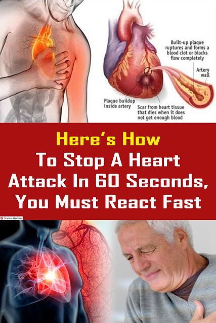 Here’s How To Stop A Heart Attack In 60 Seconds, You Must React Fast