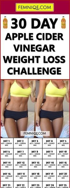 30 Day Apple Cider Vinegar Weight Loss Challenge