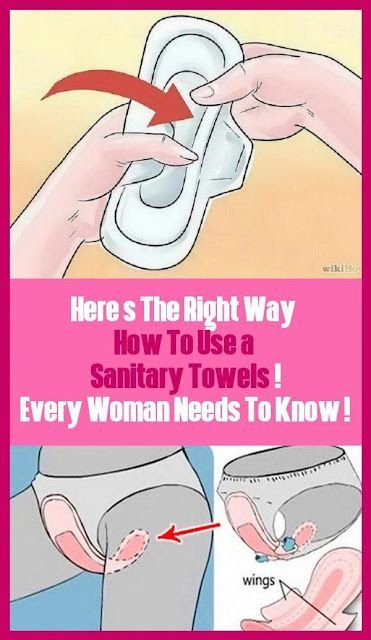 The Right Way to Change a Sanitary Pad!