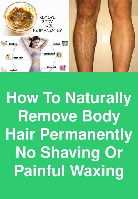 How to Remove Unwanted Hair Naturally