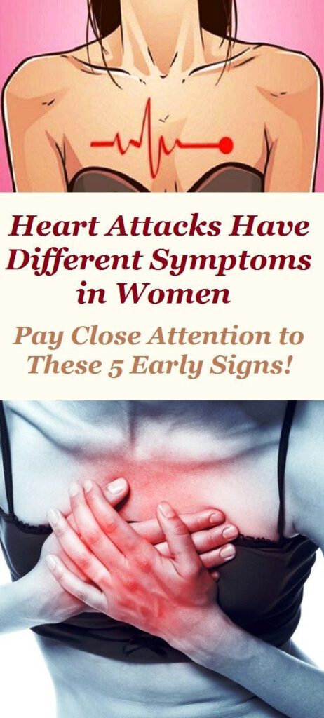 Heart Attack Has Different Symptoms for Women- Pay Close Attention to This Signs