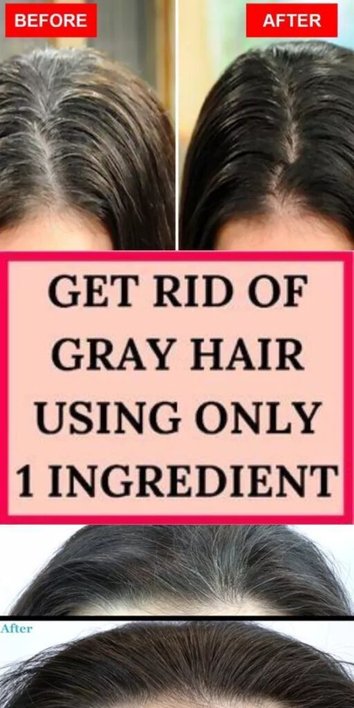 Get Rid of Gray Hair Using Only 1 Ingredient!