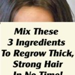 Mix These 3 Ingredients to Regrow Thick, Strong Hair In No Time!